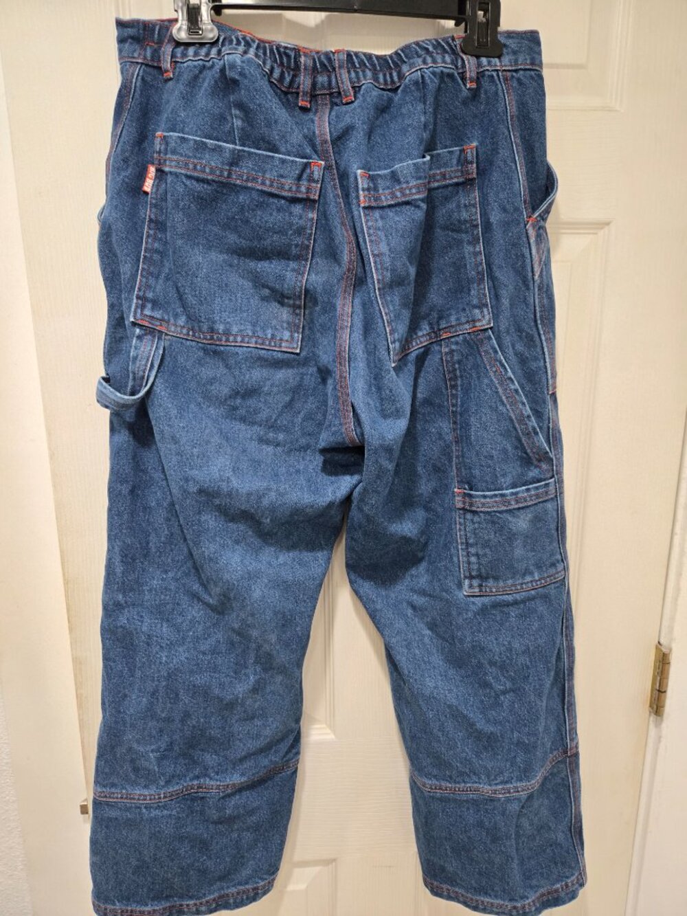 Big Bud Press Petite M Size Dark Wash Carpenter Jeans - Picture 7 of 10